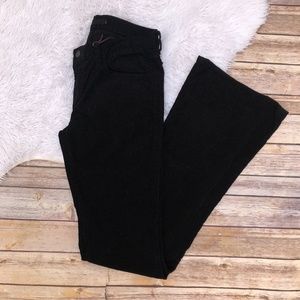J Brand Classic Black Wide Leg Jeans